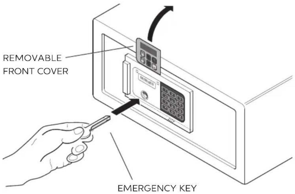 Indel B SAFE 30 EASY - OPENING THE SAFE IN AN EMERGENCY - 1