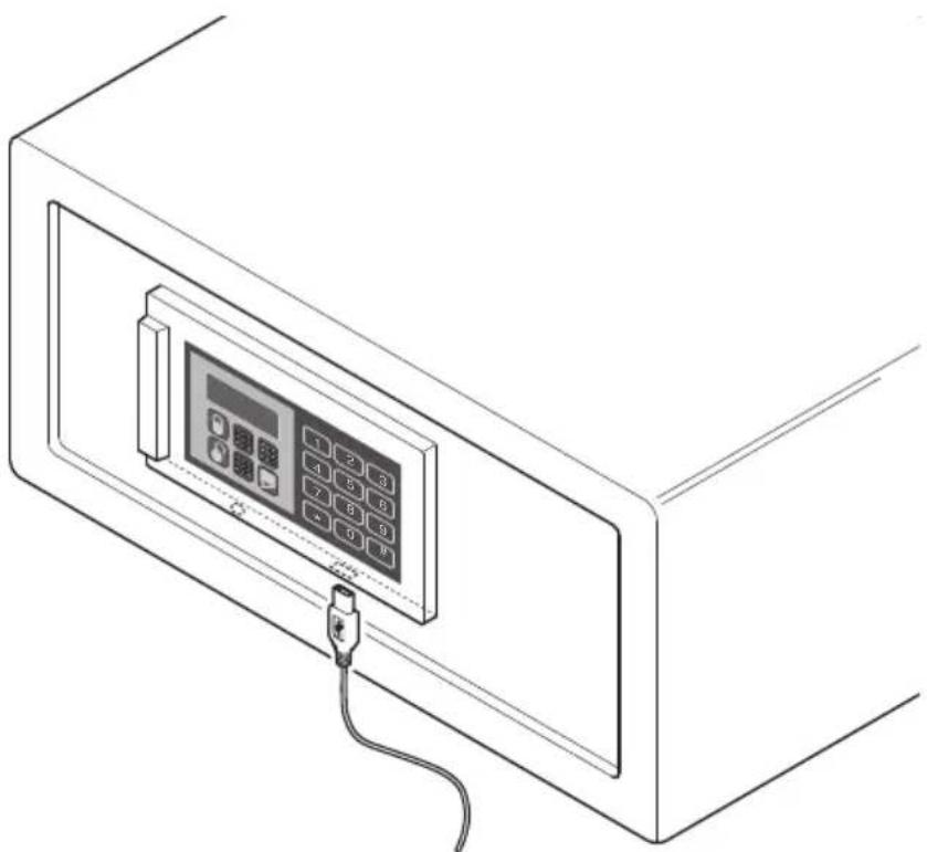 Indel B SAFE 30 EASY - VERWENDUNG EINES EXTERNEN NETZTEILS - 1