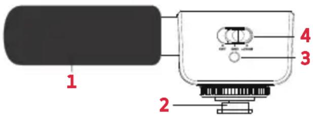 AGFAPHOTO Realishot VLG-4K - MIKROFON - 1