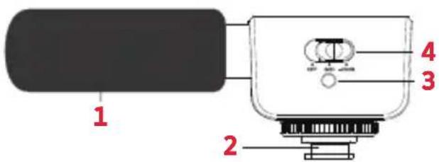 AGFAPHOTO Realishot VLG-4K - MIKROFON - 1