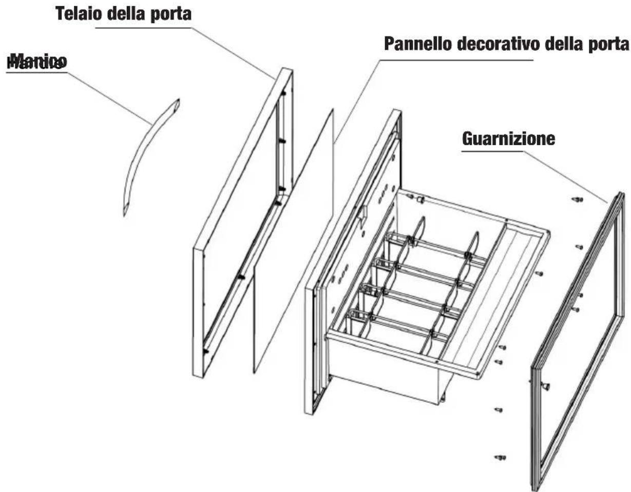 Indel B KD 50 ECOSMART PV - ISTRUZIONI SUL PANNELLO DELLA PORTA - 1