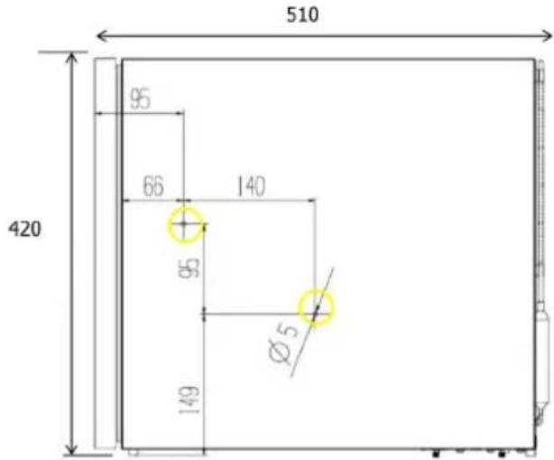 Indel B KD 50 ECOSMART PV - DIMENSIONI DEL PRODOTTO E MOBILE PER INCASSO - 1