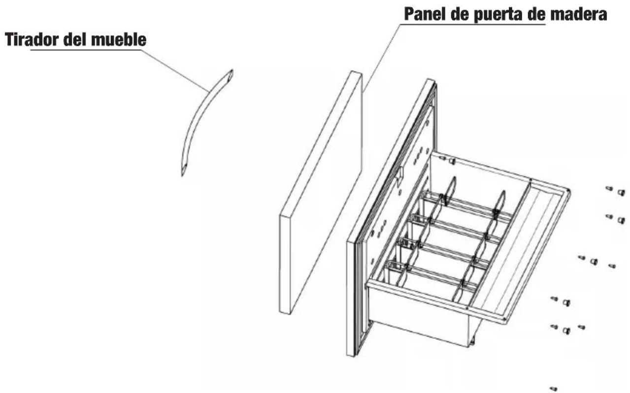 Indel B KD 50 ECOSMART PV - INSTALACIÓN DE PANEL DE MADERA PARA V2 - 1