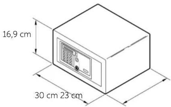 Indel B SAFE 35 SMART PLUS - OVERALL DIMENSIONS - 1