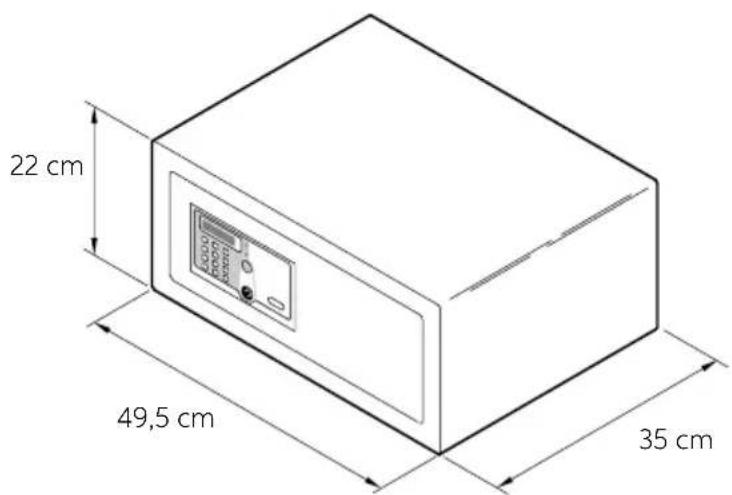 Indel B SAFE 35 SMART PLUS - OVERALL DIMENSIONS - 3
