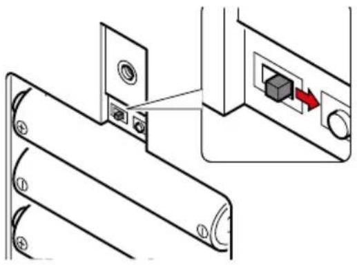 Indel B SAFE 35 SMART PLUS - CODICE PERMANENTE - POSIZIONARE L'INTERRUTTORE A SLITTA VERSO DESTRA (LATO SERRATURA PORTA) - (VANO BATTERIE) - 1