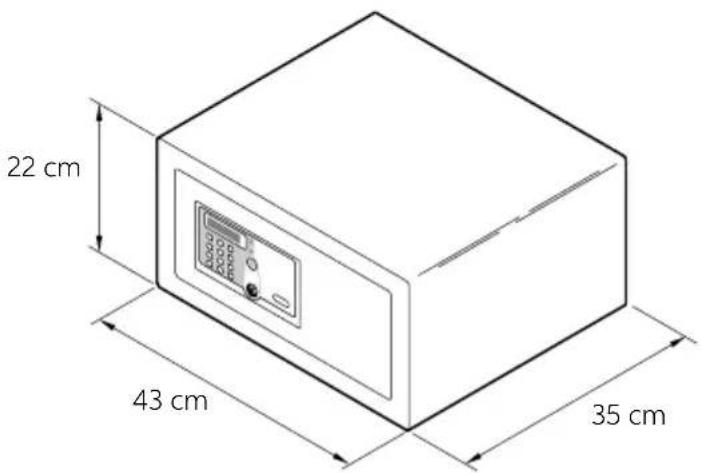Indel B SAFE 35 SMART PLUS - DIMENSIONES GENERALES - 2