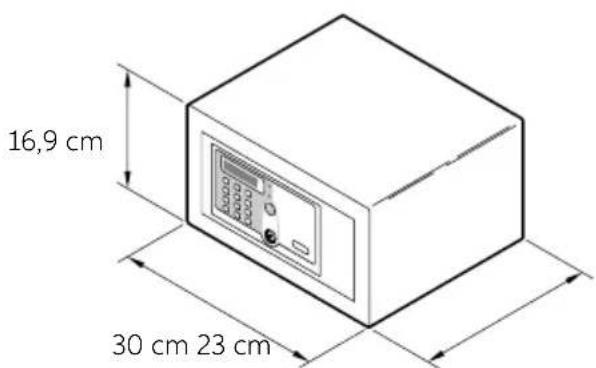 Indel B SAFE 30 PLUS - DIMENSIONI D'INGOMBRO - 1