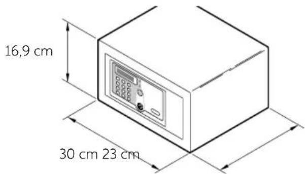 Indel B SAFE 30 PLUS - DIMENSIONS GÉNÉRALES - 1