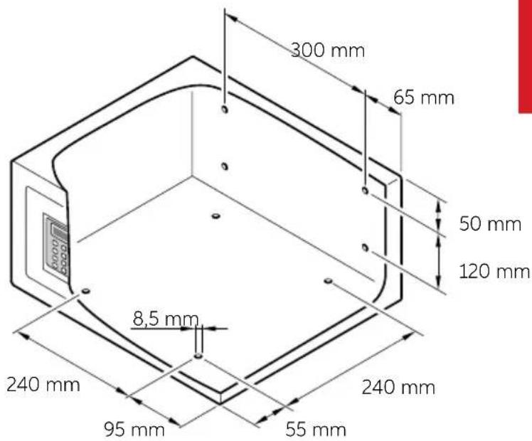 Indel B SAFE 30 PLUS - SCHÉMAS DE PERÇAGE - 2