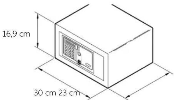 Indel B SAFE 30 PLUS - OVERALL DIMENSIONS - 1