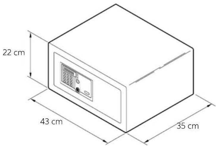 Indel B SAFE 30 PLUS - DIMENSIONI D'INGOMBRO - 2