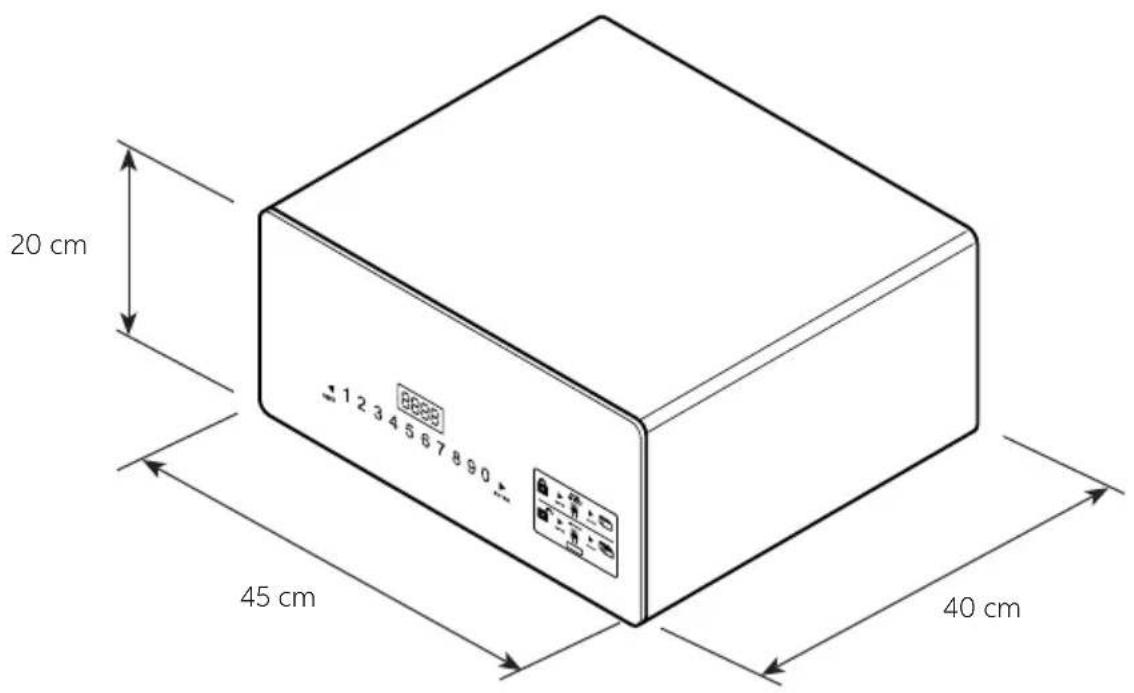 Indel B SAFE TOP OPEN - DIMENSIONES TOTALES - 2
