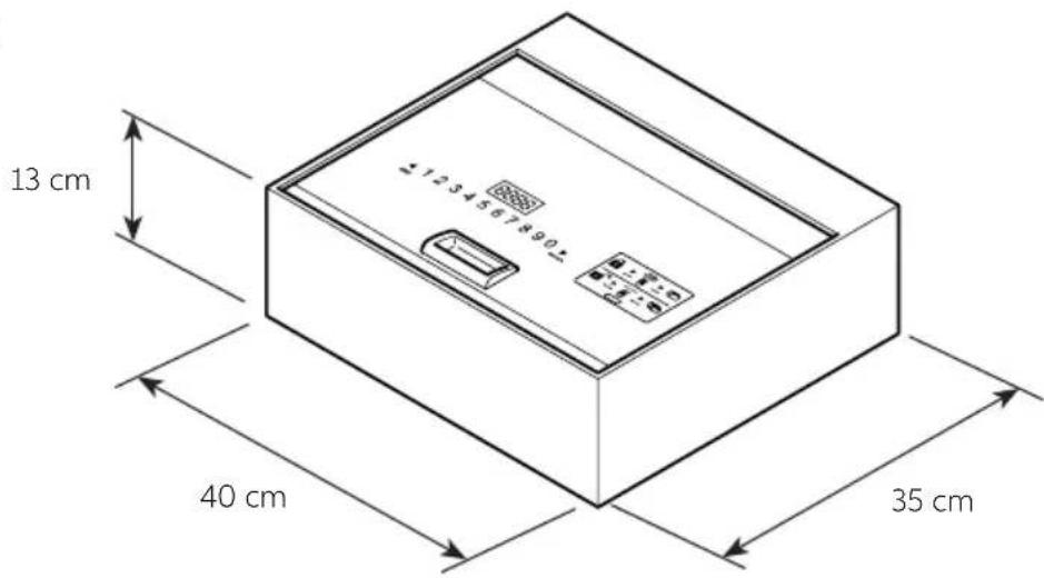Indel B SAFE TOP OPEN - DIMENSIONES TOTALES - 1