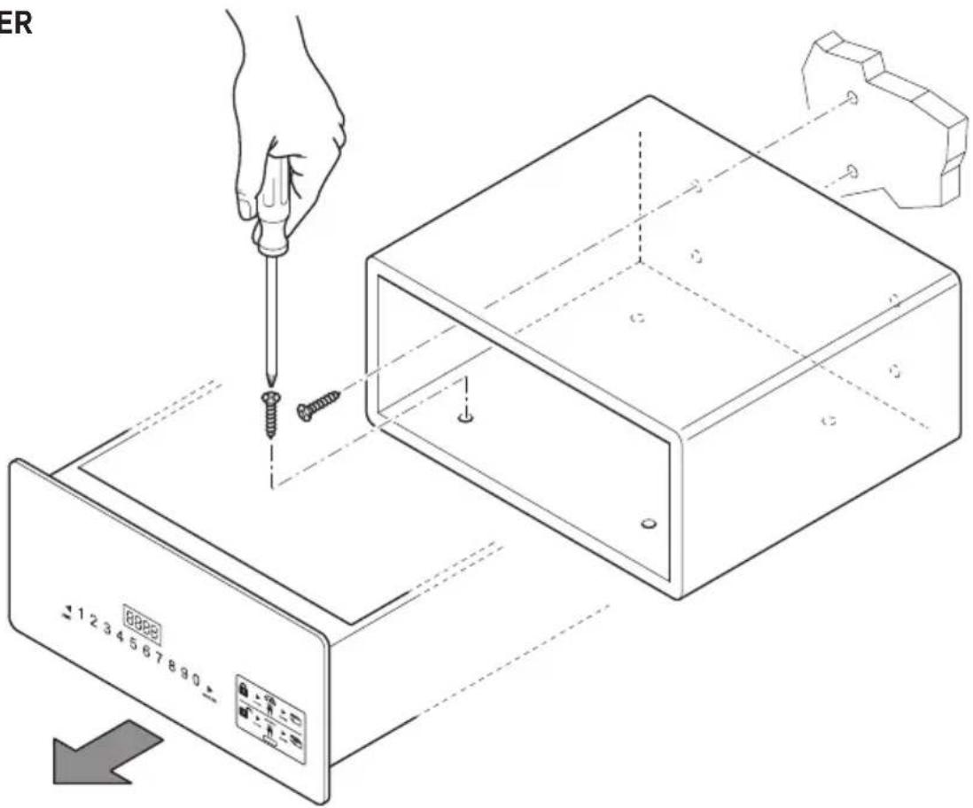 Indel B SAFE TOP OPEN - SAFE TOP OPEN &amp; SAFE DRAWER - 1