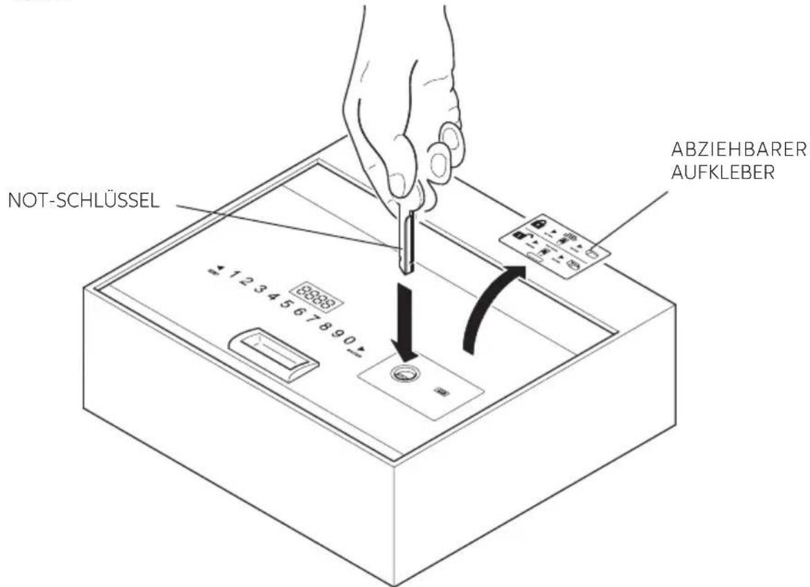 Indel B SAFE TOP OPEN - Notöffnung mit Schlüssel - 1