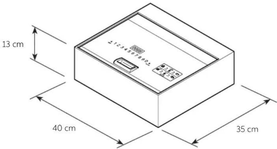 Indel B SAFE TOP OPEN - AUSSENABMESSUNGEN - 1