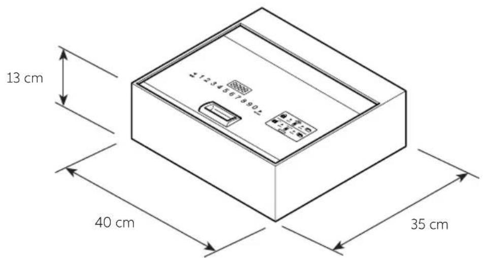 Indel B SAFE TOP OPEN - DIMENSIONS HORS TOUT - 1