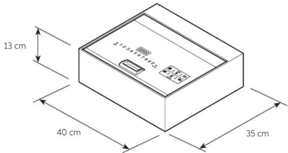 Indel B SAFE TOP OPEN - OVERALL DIMENSIONS - 1