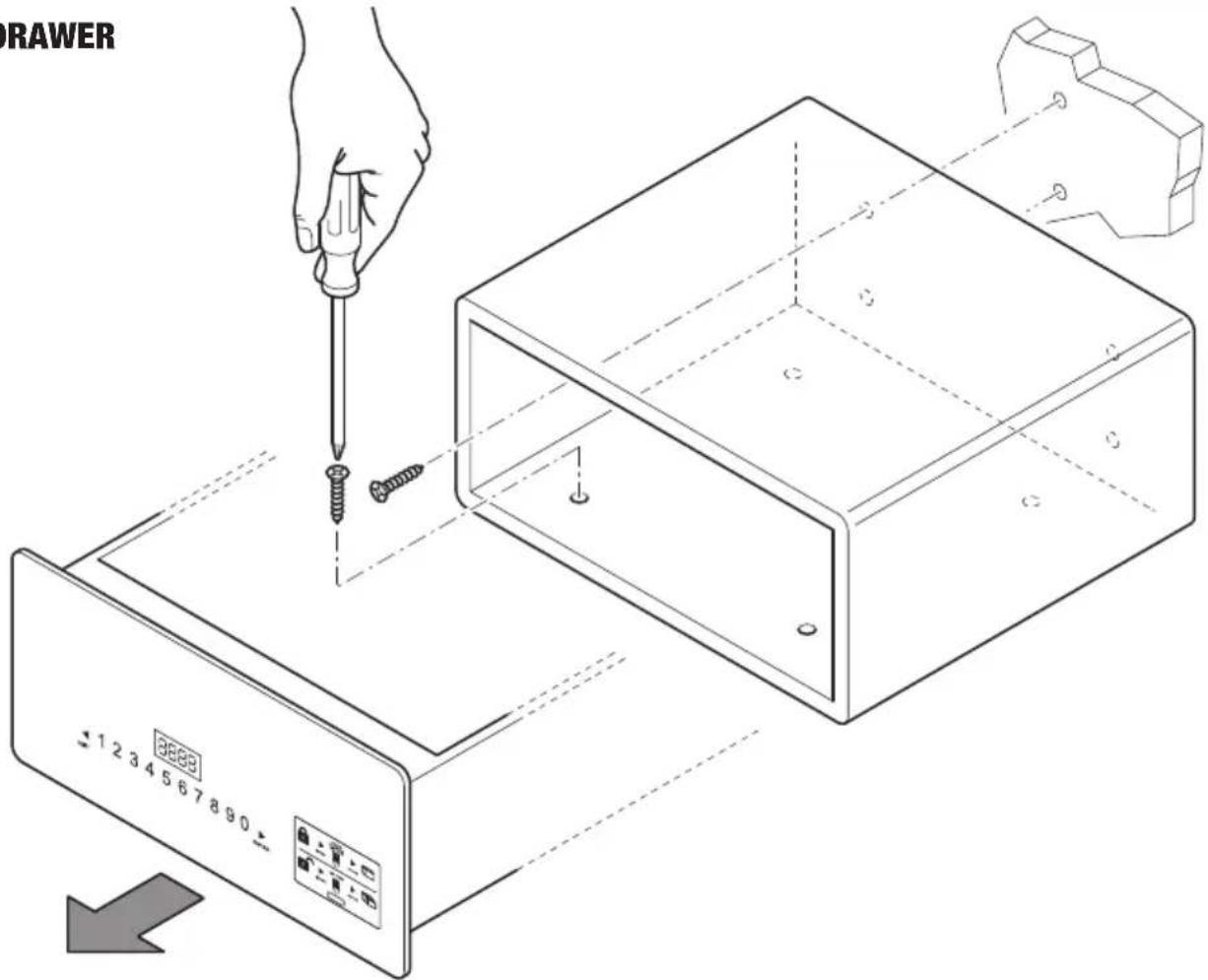 Indel B SAFE DRAWER - POSIZIONAMENTO - 2