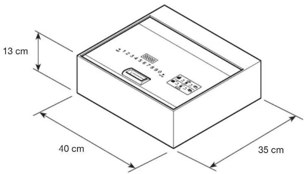 Indel B SAFE DRAWER - DIMENSIONS HORS TOUT - 1