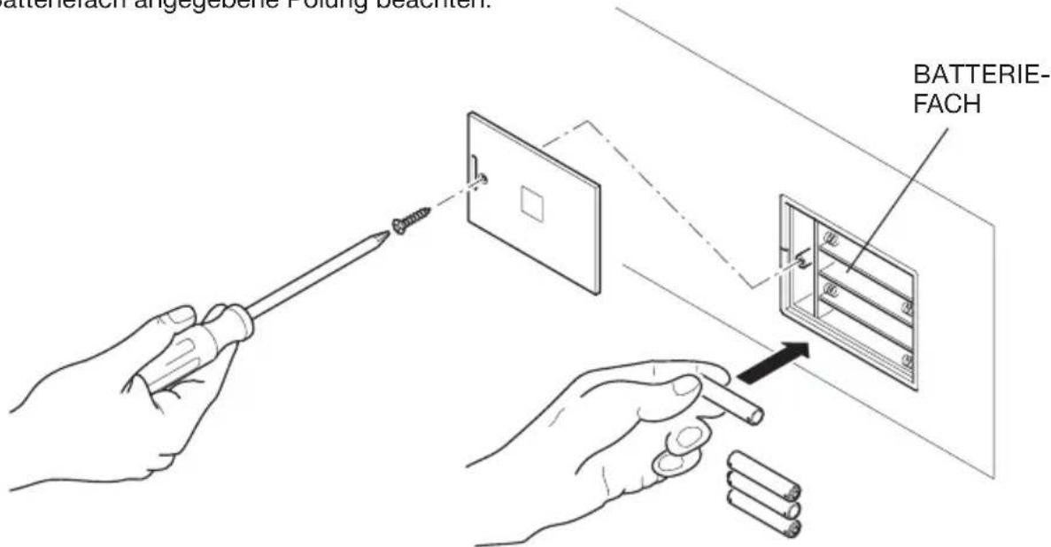 Indel B SAFE DRAWER - EINLEGEN DER BATTERIEN - 1