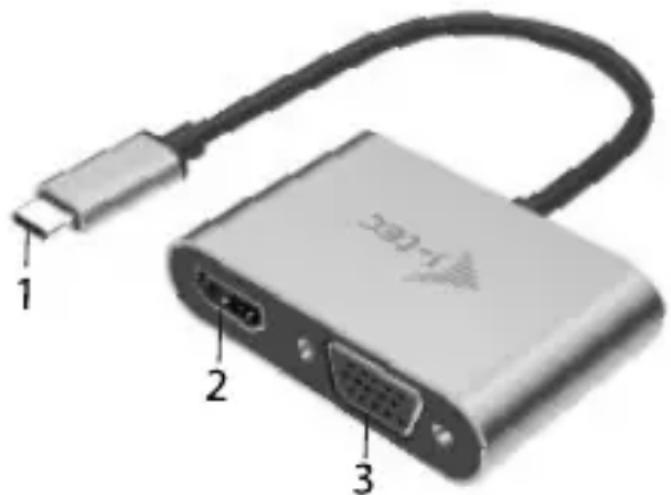 i-TEC C31VGAHDMIADA - POPIS ADAPTÉRU - 1