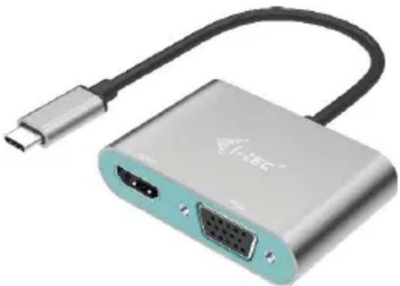 i-TEC C31VGAHDMIADA - USB-C to HDMI and VGA Adapter - 1