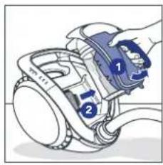 ROWENTA X-Ô 70 IX7757 - ÚDRŽBA FILTRA MOTORA - 5
