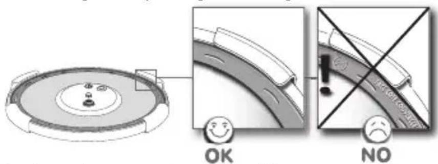 TEFAL Clipso Essential P43948 - To clean the lid seal: - 1