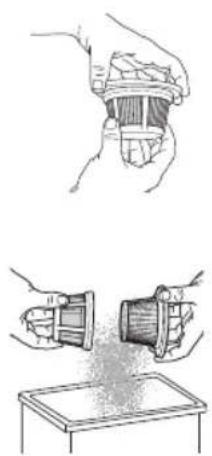 MOULINEX DUALIO MS5527 - NETTOYAGE DU FILTRE DU BAC À POUSSIÈRE - 1