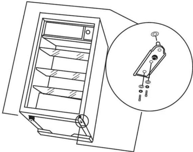 Crosley ARX443UW - DOOR REVERSAL INSTRUCTIONS - 3