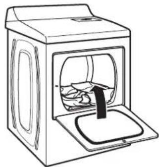 Crosley ZEGD7009GW - Charger la sécheuse - 1