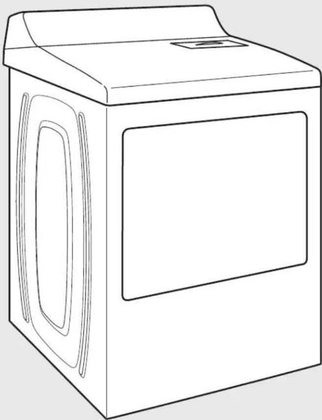 Crosley ZEGD7009GW - ELECTRONIC DRYER SÉCHEUSE ÉLECTRONIQUE - 1