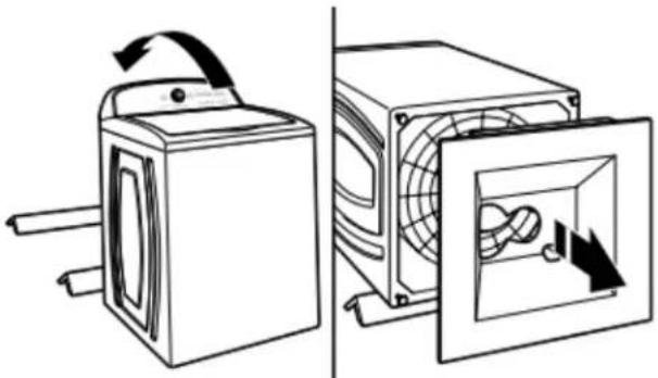 Crosley CAW45125LW - Remove shipping base - 1