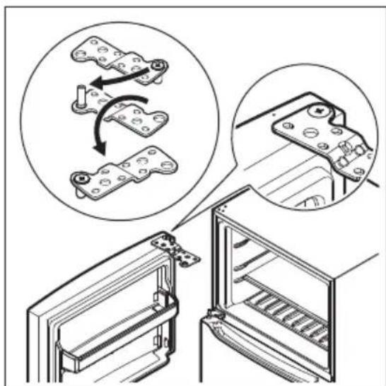 Crosley CFUE2021AW - Door reversal - 5