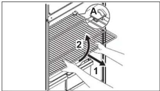 Crosley CFUE2021AW - Shelf adjustment - 2