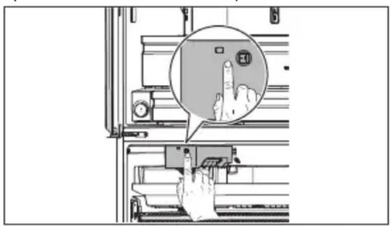 Crosley CFEH2868AW - Turning the ice maker on/off - 1