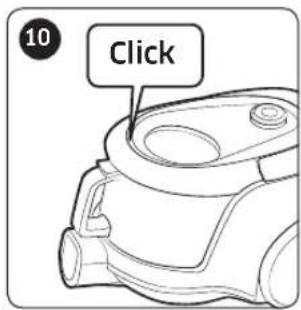 SAMSUNG SC18M21L0S1 - Cleaning the dustbin - 10