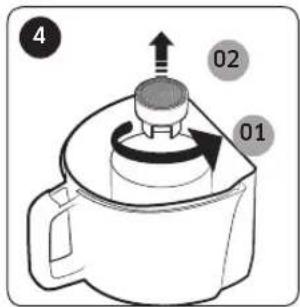 SAMSUNG SC18M21L0S1 - Cleaning the dustbin - 4