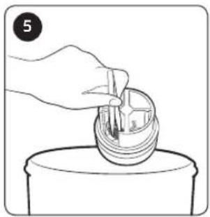 SAMSUNG SC18M21L0S1 - Cleaning the dustbin - 5