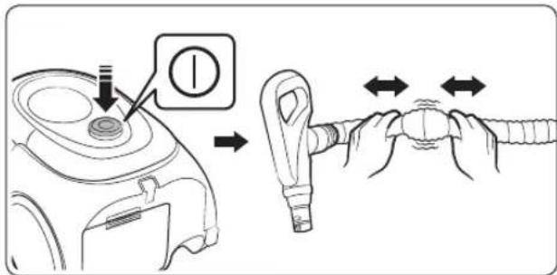 SAMSUNG SC18M21L0S1 - Cleaning the hose - 1