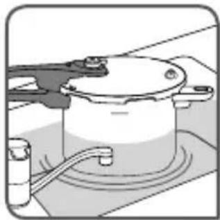 TEFAL Sensor P20514 - Ніколи не тисніть на запобіжний стрижень. - 1
