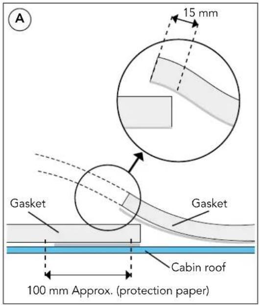 Mestic RTA-2000 - HOW TO CUT EPDM GASKET TO AVOID WATER FILTRATION INTO THE CABIN - 3