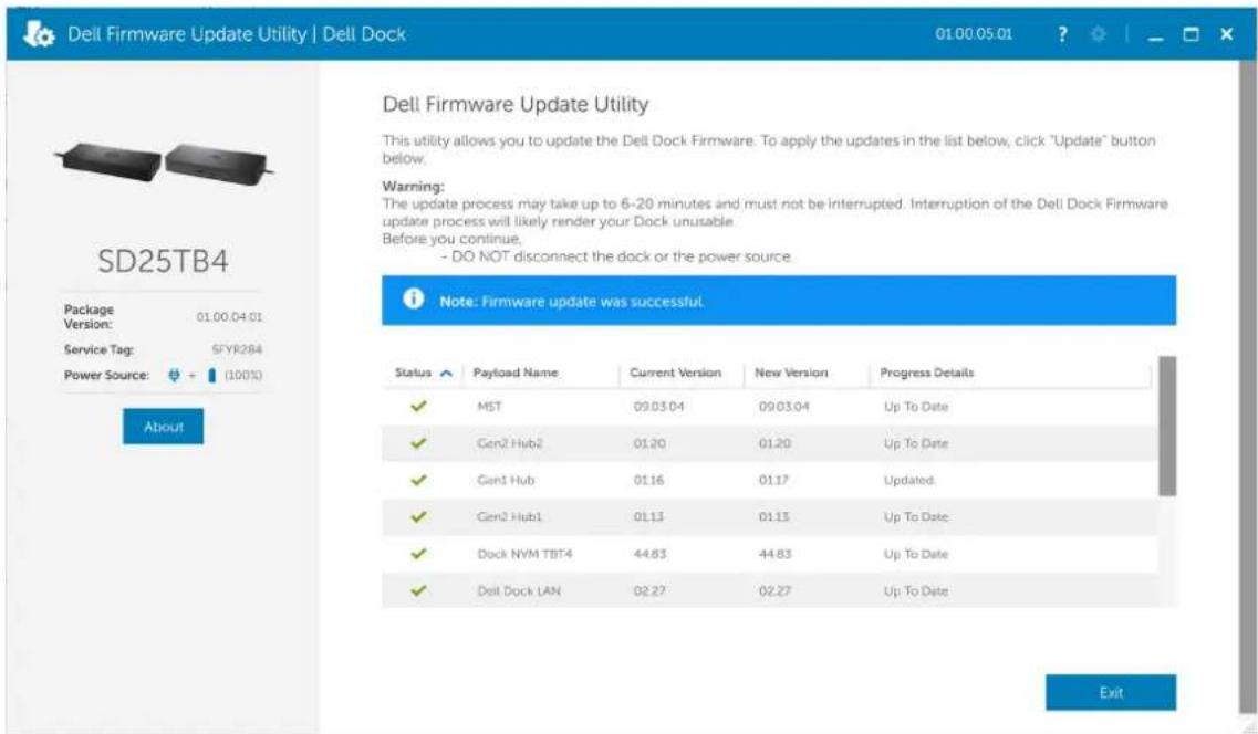 DELL SD25TB4 - Mise à jour de firmware de la station d'accueil Dell - 5