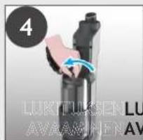 HOOVER HF210P1 011 - SUODATTIMEN JA SAILION PUHDISTAMINEN - 4