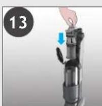 HOOVER HF210P1 011 - CLEANING THE FILTER AND THE BIN - 13