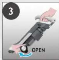 HOOVER HF210P1 011 - PULIZIA DEL FILTRO E DEL CONTENITORE RACCOGLIPOLVERE - 3
