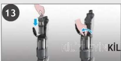 HOOVER HF210P1 011 - FILTRENIN VE HAZENIN TEMIZLENMESI - 13
