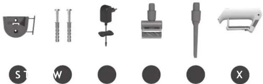 HOOVER HF210P1 011 - HLAVNI KOMPONENTY: - 2